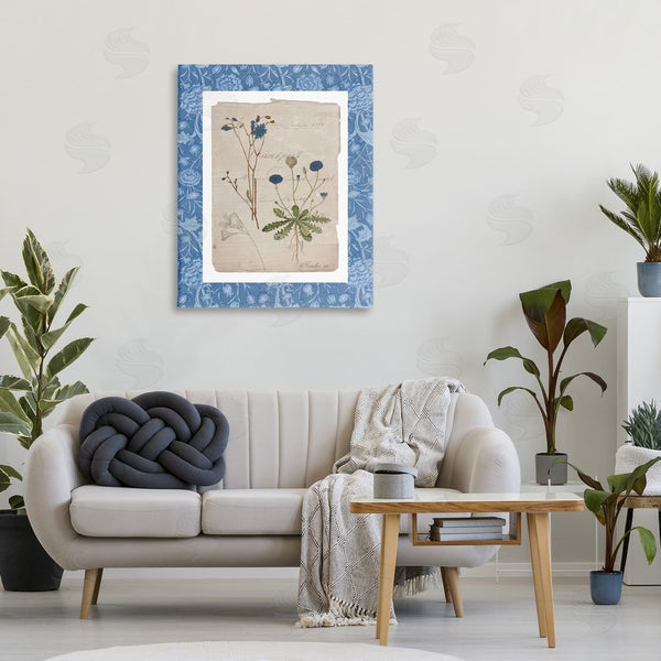 Stupell Industries Livi Finn | Blue Antique Herbs Wall Art