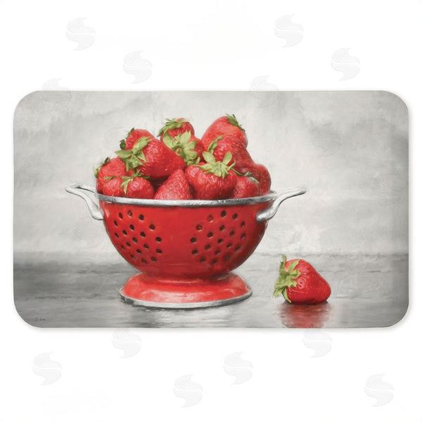 stupell industries Lori Deiter | Colander of Fresh Strawberries Anti-Fatigue Mat