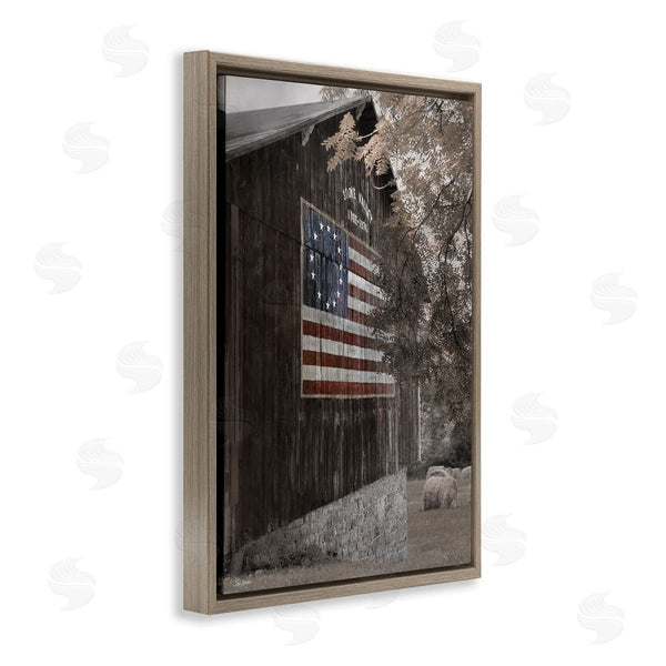 Stupell Industries Lori Deiter | Colonial Flag On Barn