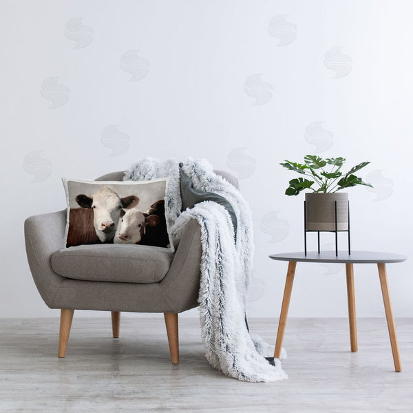 Stupell Industries Lori Deiter | Mommy & Me Cows Throw Pillow