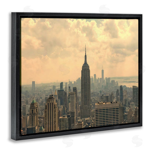 Stupell Industries LSR Creative Studio | NYC Skyline With Clouds