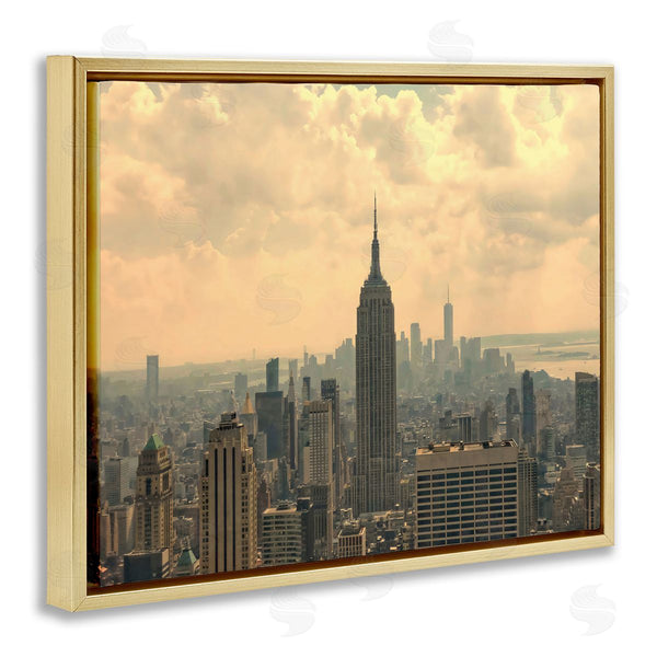 Stupell Industries LSR Creative Studio | NYC Skyline With Clouds