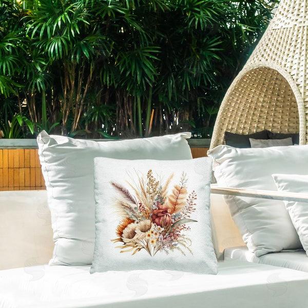 Stupell Industries LSR Design Studio | Fall Flower Arrangement Printed Throw Pillow