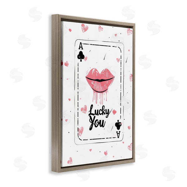 Stupell Industries LSR Design Studio | Lucky You Playing Card