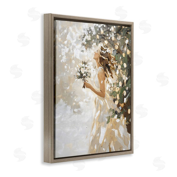 Stupell Industries LSR Design Studio | Soft White Snow Flurry Wall Art
