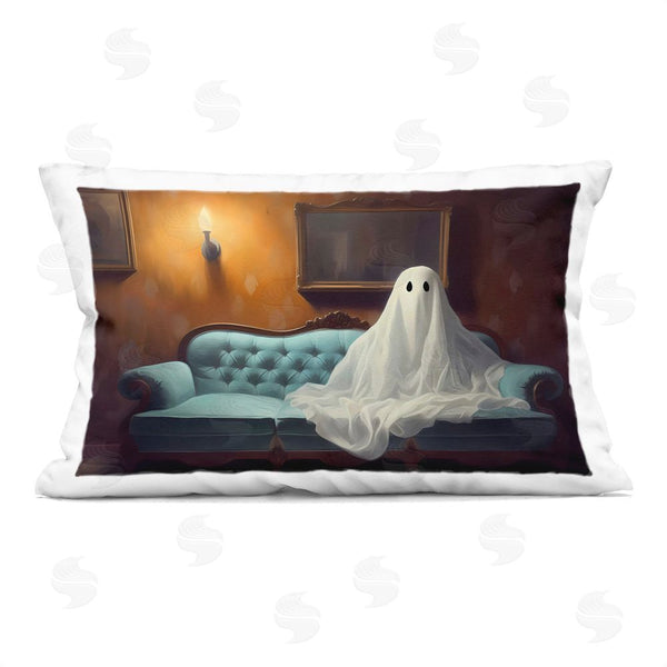 stupell industries LSR Design Studio | Spooky Couch by Candle Light Printed Throw Pillow