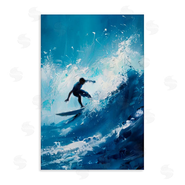stupell industries LSR Design Studio | Surfer & Splashing Wave
