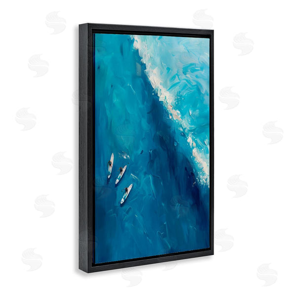 Stupell Industries LSR Design Studio | Surfers & Wave Aerial View