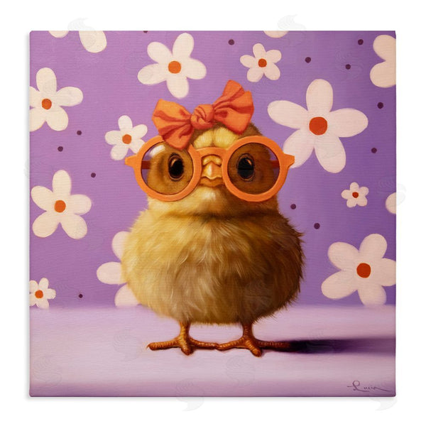 stupell industries Lucia Heffernan | Bow Peep Groovy Chick Wall Art