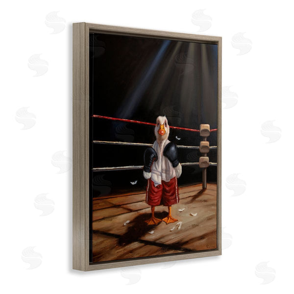 Stupell Industries Lucia Heffernan | Duck In Boxing Ring