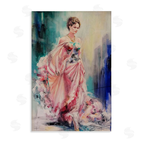 stupell industries Lucille Lee | Sophisticated Woman in Dress
