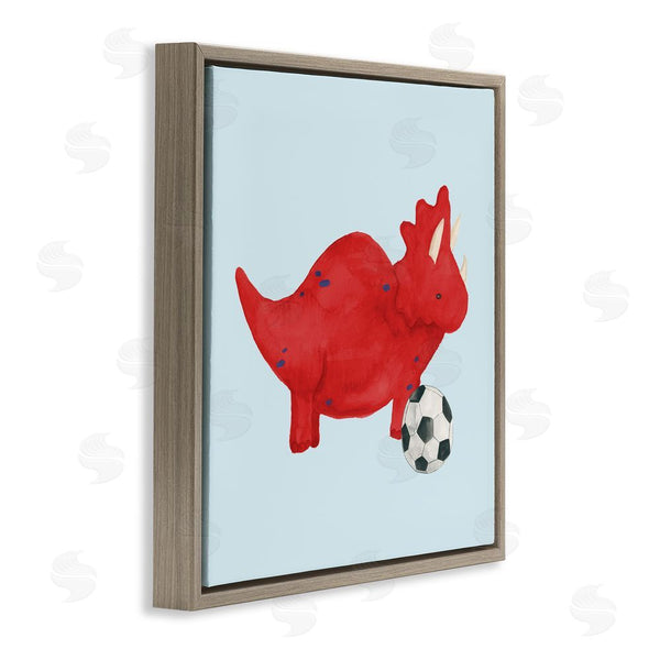 Stupell Industries Lucille Price | Baby Dino With Ball Wall Art