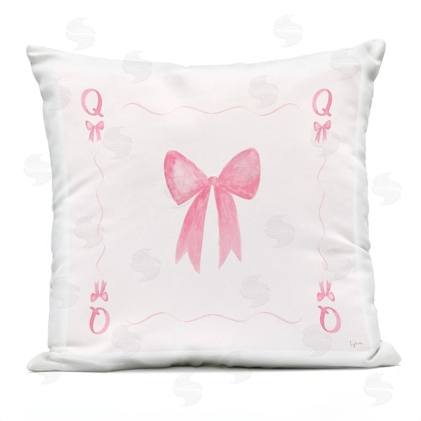 Stupell Industries Lucille Price | Queen Of Bows Card Throw Pillow