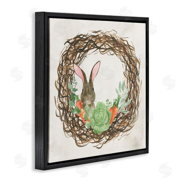 Stupell Industries Lucille Price | Spring Easter Wreath Wall Art