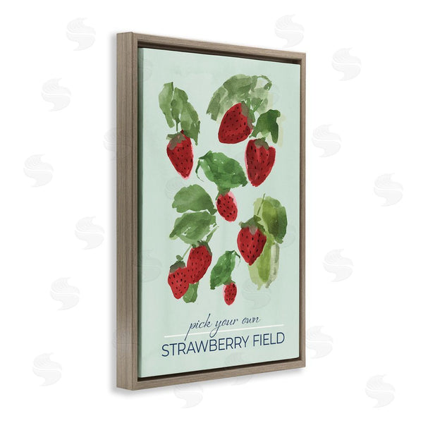 Stupell Industries Lucille Price | Strawberry Field Pick Your Own Wall Art