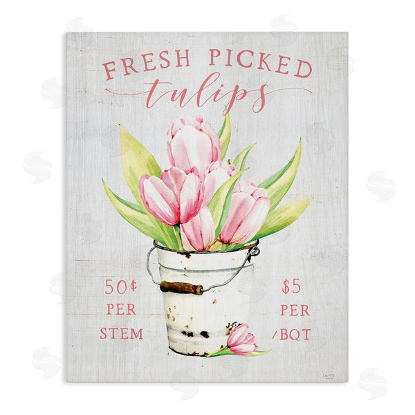 stupell industries Lux + Me Designs | Antique Fresh Picked Tulips Wall Art
