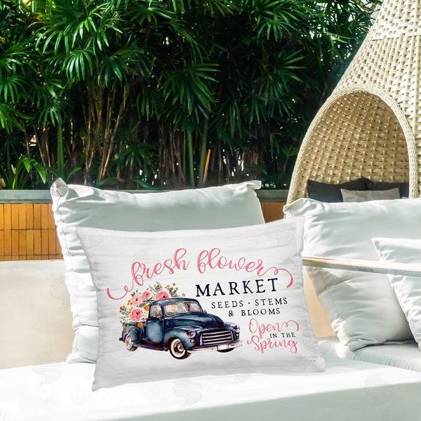 Stupell Industries Lux + Me Designs | Antique Spring Market Throw Pillow