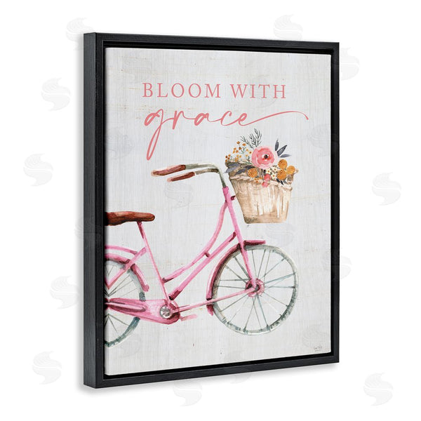 Stupell Industries Lux + Me Designs | Bloom With Grace Bicycle Wall Art