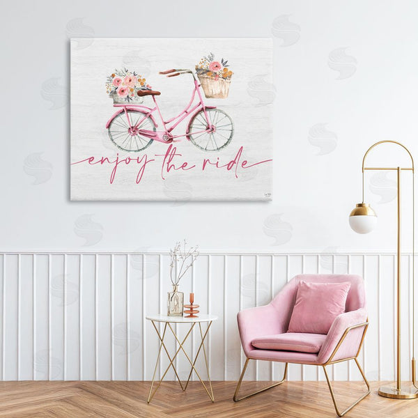 Stupell Industries Lux + Me Designs | Enjoy The Ride Bicycle Wall Art