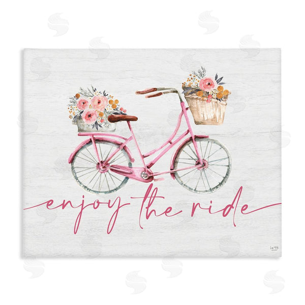 stupell industries Lux + Me Designs | Enjoy The Ride Bicycle Wall Art