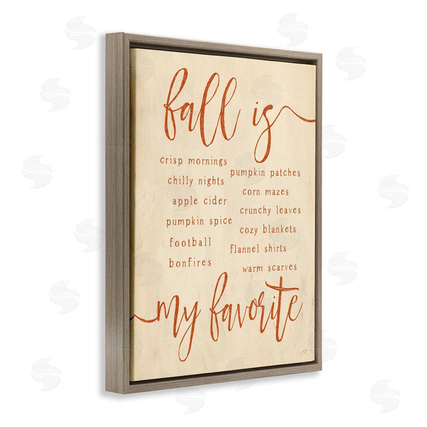 Stupell Industries Lux + Me Designs | Favorite Fall Activities Wall Art