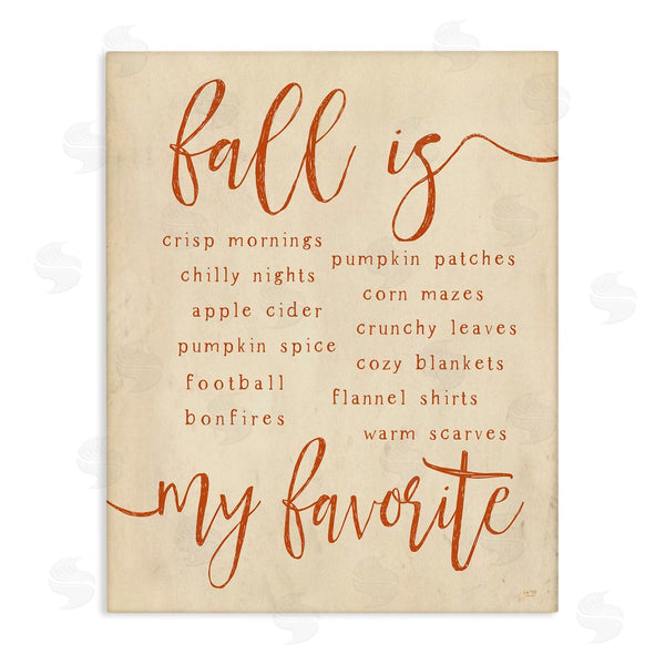 stupell industries Lux + Me Designs | Favorite Fall Activities Wall Art