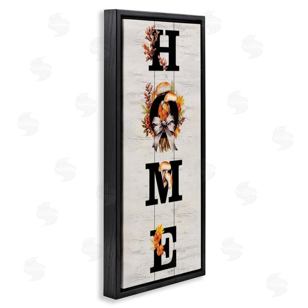 Stupell Industries Lux + Me Designs | Home With Rustic Mushrooms Wall Art