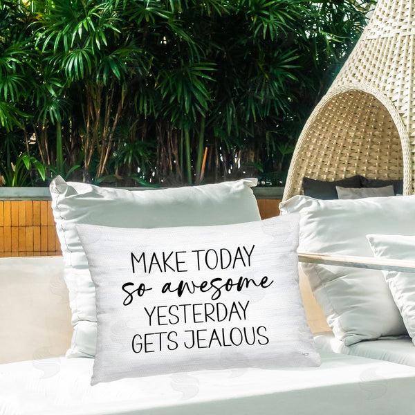 Stupell Industries Lux + Me Designs | Today So Awesome Yesterday Jealous Throw Pillow