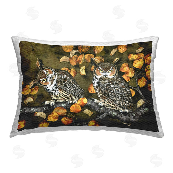 Stupell Industries Maggie Vandewalle | Inquisitor Owls Autumn Branch