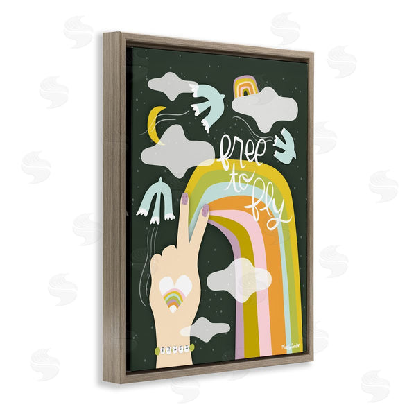 Stupell Industries Mandy Ford Art + Illustration | Boho Free To Fly