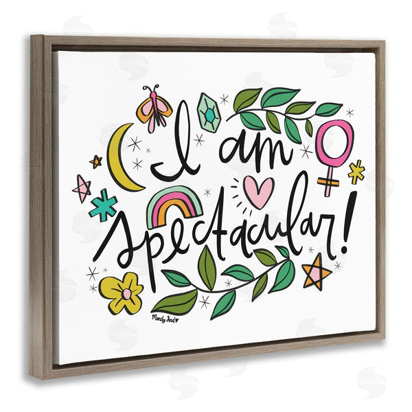 Stupell Industries Mandy Ford Art + Illustration | Motivational I Am Spectacular