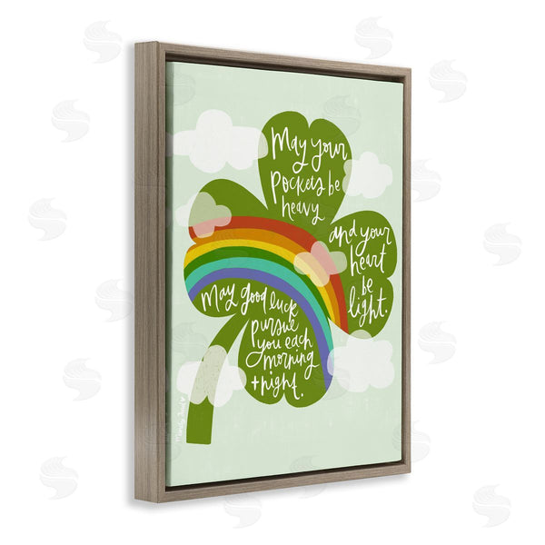 Stupell Industries Mandy Ford Art + Illustration | Uplifting Good Luck Rhyme Wall Art