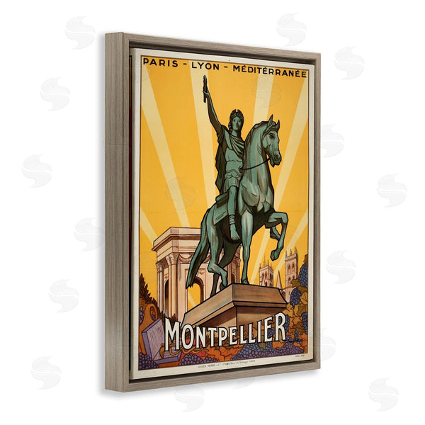 Stupell Industries Marcus Jules | Montpellier Vintage Advertisement