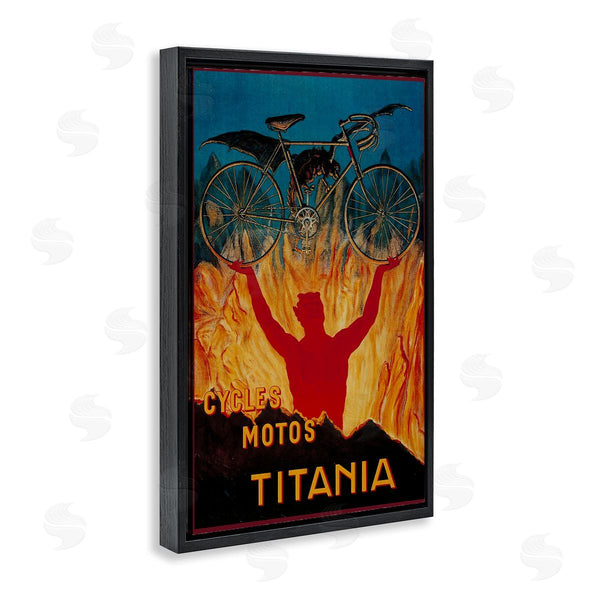 Stupell Industries Marcus Jules | Vintage Dragon & Bicycle