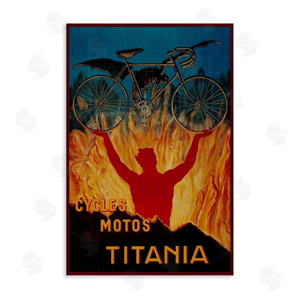 stupell industries Marcus Jules | Vintage Dragon & Bicycle