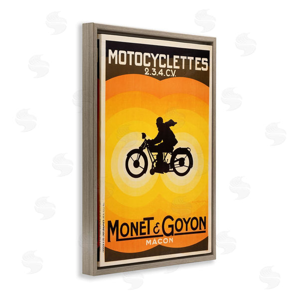 Stupell Industries Marcus Jules | Vintage Motorcycle Advertisement