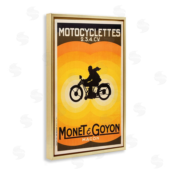 Stupell Industries Marcus Jules | Vintage Motorcycle Advertisement