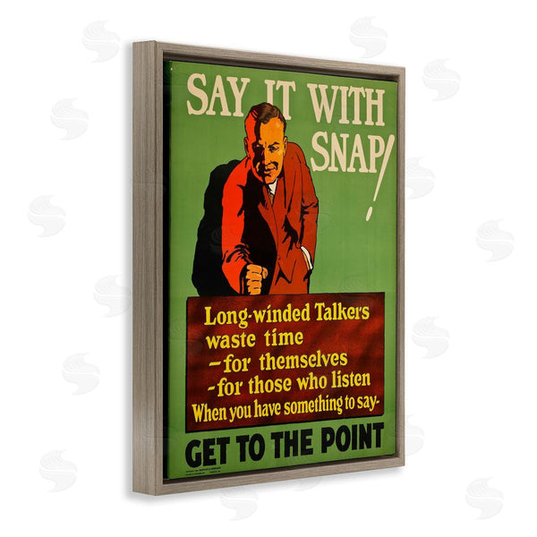 Stupell Industries Marcus Jules | Vintage Say It With Snap