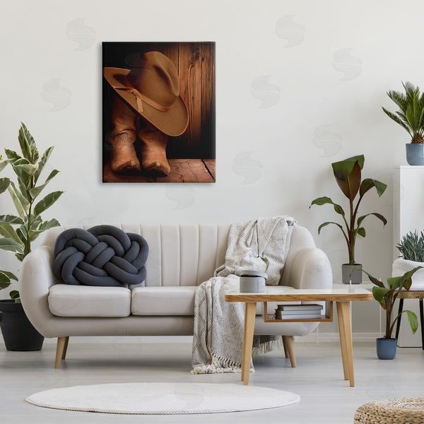 Stupell Industries Marcus Prime | Cowboy Boots & Hat Wall Art