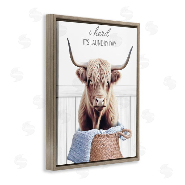Stupell Industries Marcus Prime | Herd It's Laundry Day Wall Art