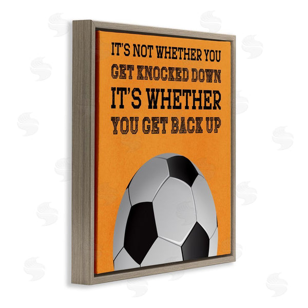 Stupell Industries Marcus Prime | Whether You Get Back Up Wall Art