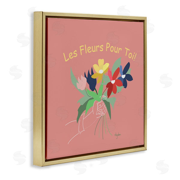 Stupell Industries Mark Higden | Les Fleurs Pour Toi French Bouquet