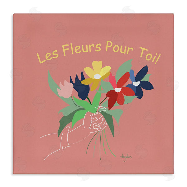 stupell industries Mark Higden | Les Fleurs Pour Toi French Bouquet