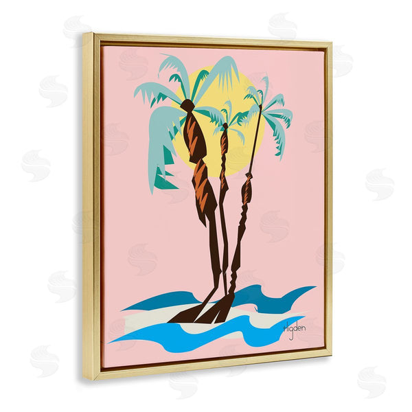 Stupell Industries Mark Higden | Palm Tree Trio Sunny Sky