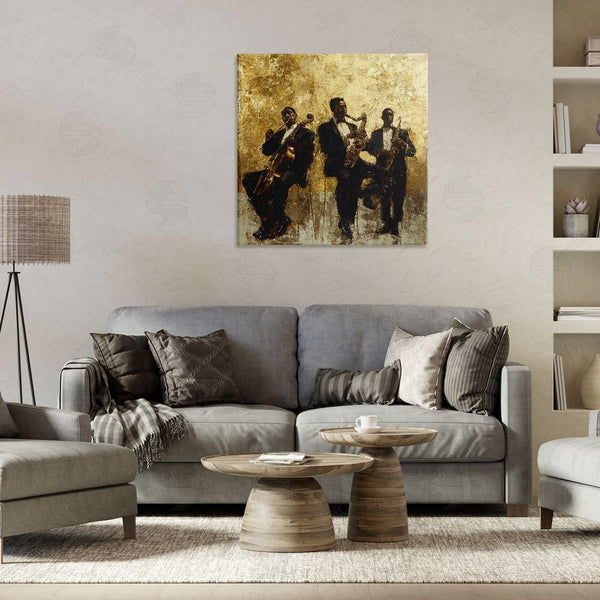 Stupell Industries Marta Wiley | Golden Era Musicians Abstraction Wall Art
