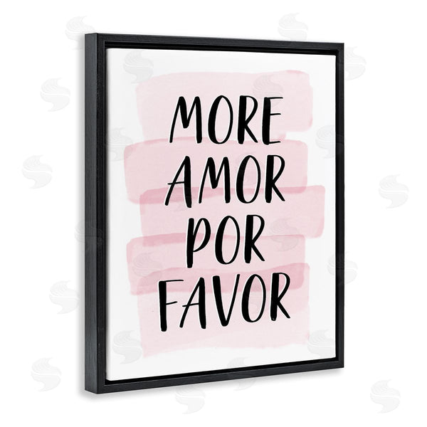 Stupell Industries Martina Pavlova | More Amor Por Favor Pink