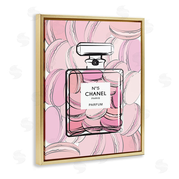 Stupell Industries Martina Pavlova | Pink Macaron Perfume Fashion Bottle