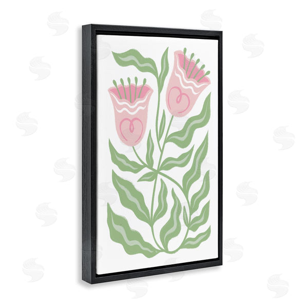 Stupell Industries Martina Pavlova | Pink Tulip Twin Blossoms