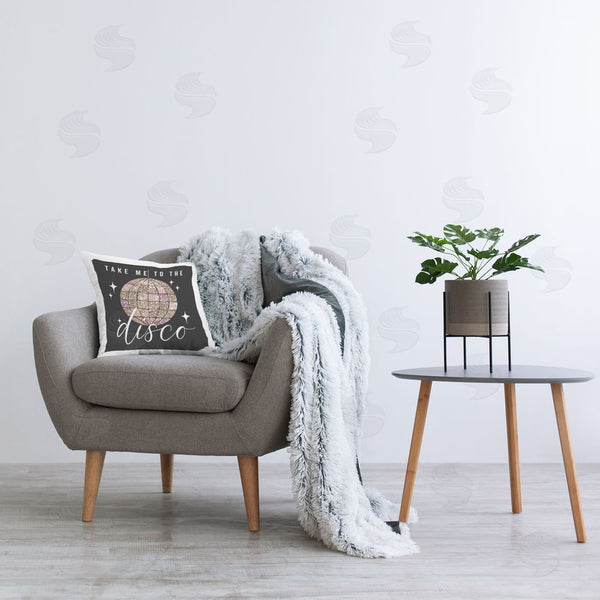 Stupell Industries Masey St. Studios | Take Me To Disco Pattern Printed Throw Pillow
