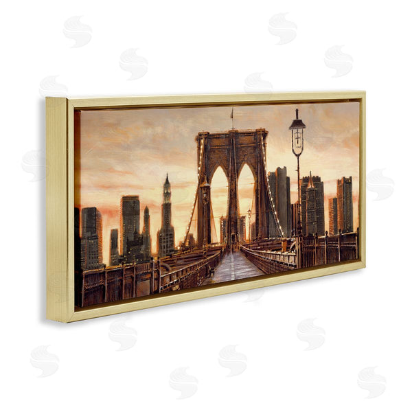 Stupell Industries Matthew Daniels | City Bridge View Wall Art